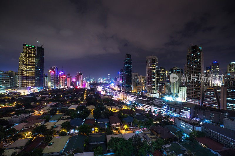 马尼拉城市夜景