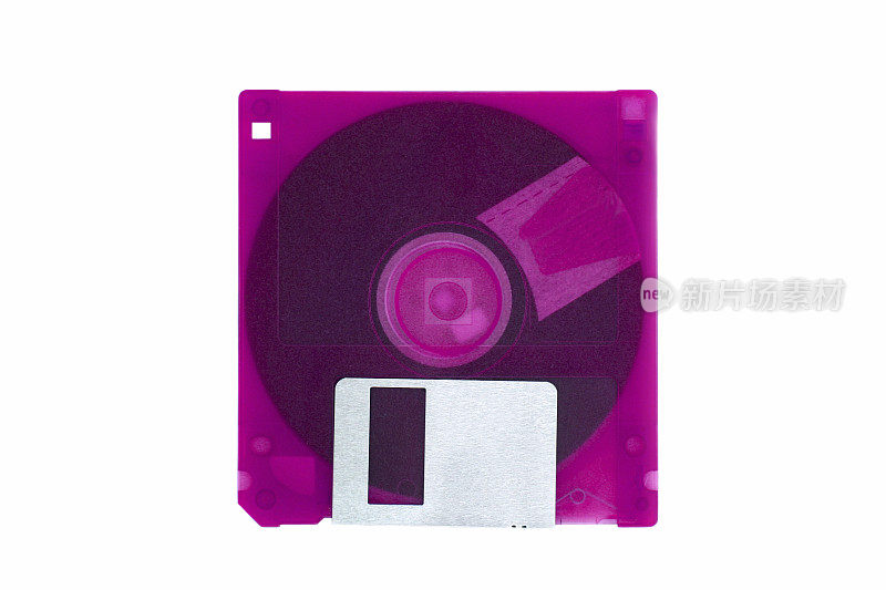 紫色的磁盘