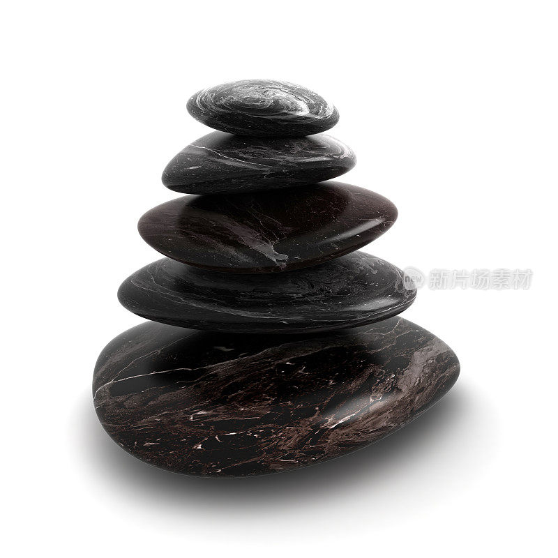 温泉治疗,平衡的石头