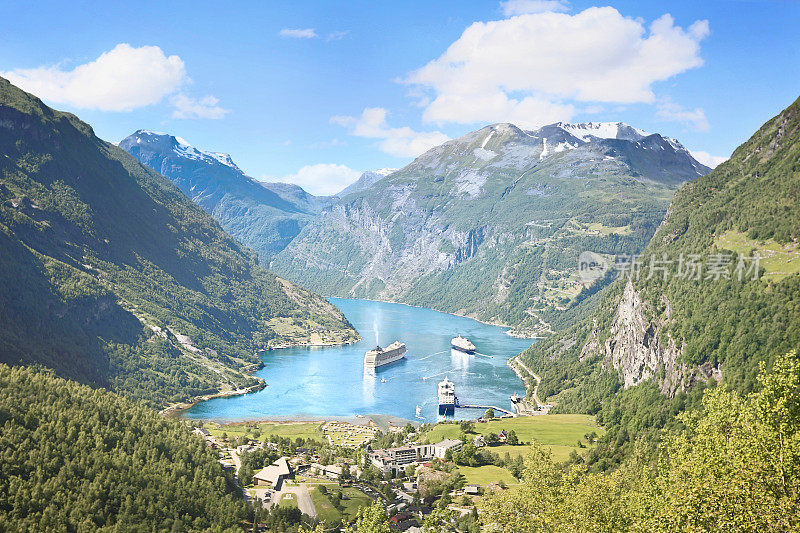 挪威Geirangerfjord