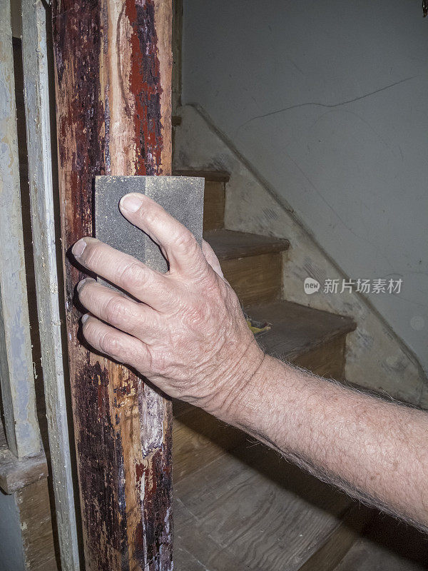 房屋装修——手工打磨螺旋楼梯