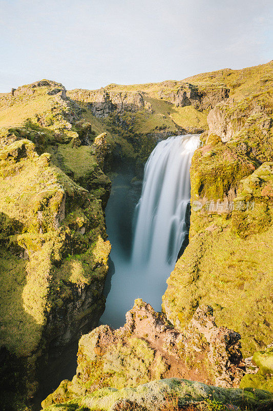 上游的Skogafoss