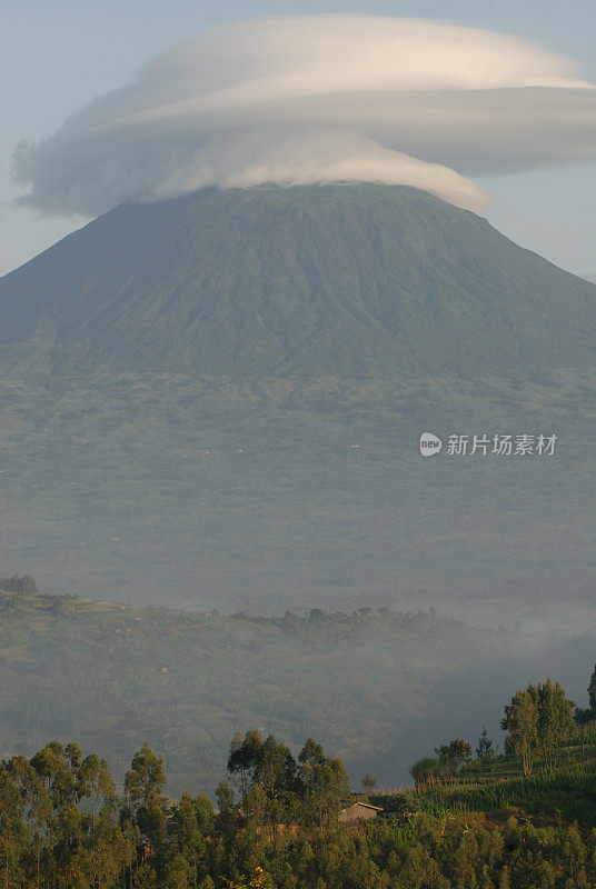 卢旺达的穆哈布拉火山