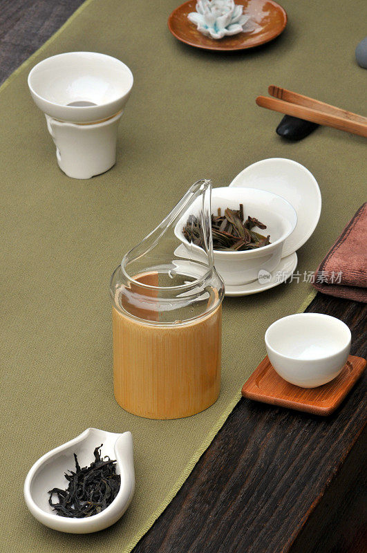 传统中国茶壶套装