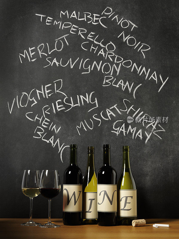 黑板上的葡萄酒教育