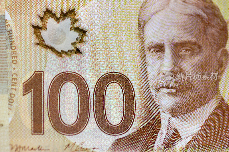 加拿大100元纸币