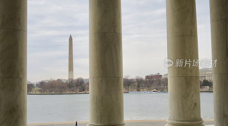 华盛顿特区杰斐逊纪念堂的外景
