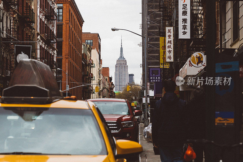 曼哈顿SoHo区的街道