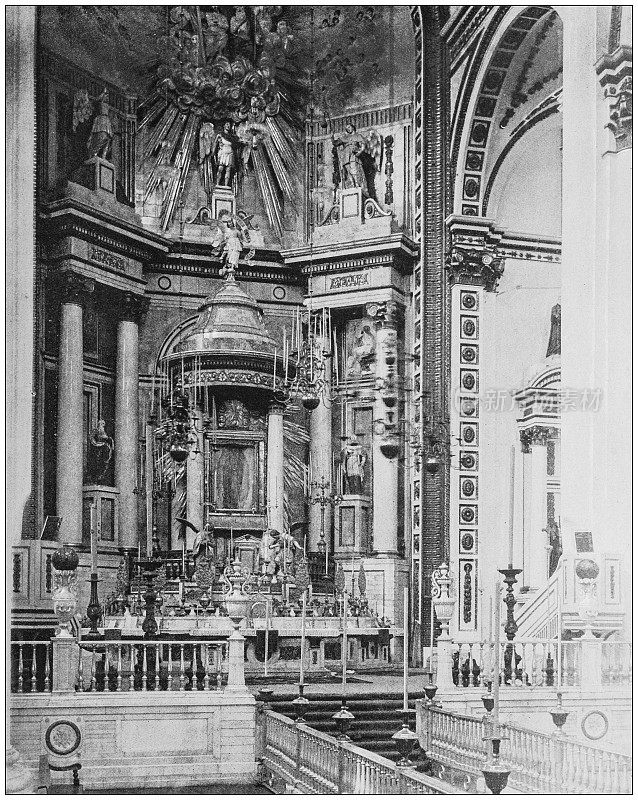 来自美国海军和陆军的古老历史照片:马尼拉大教堂
