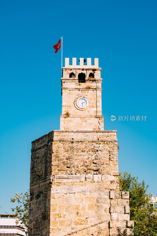 土耳其安塔利亚的钟楼