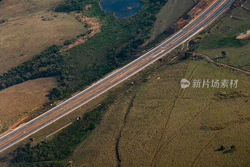 巴西农村地区的高速公路