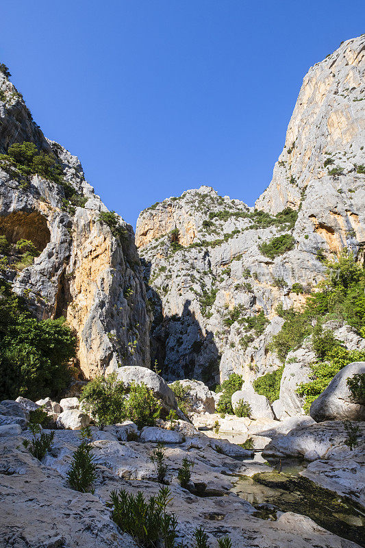 Gorropu峡谷，位于意大利撒丁岛中东部的Supramonte地区