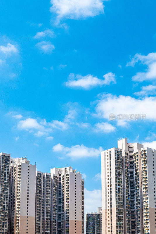 秀茂坪的高层住宅大厦