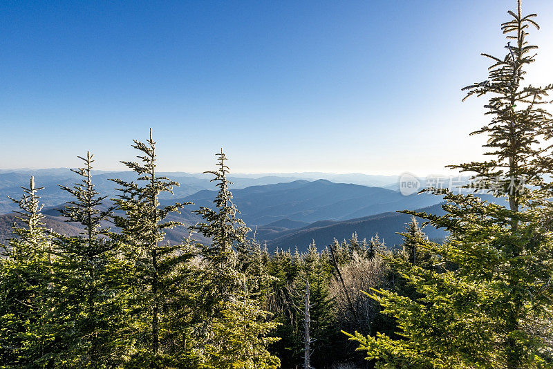 来自克林曼斯圆顶的大烟山