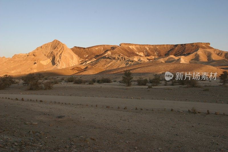 阿拉伯沙漠沙丘，死海约旦山谷