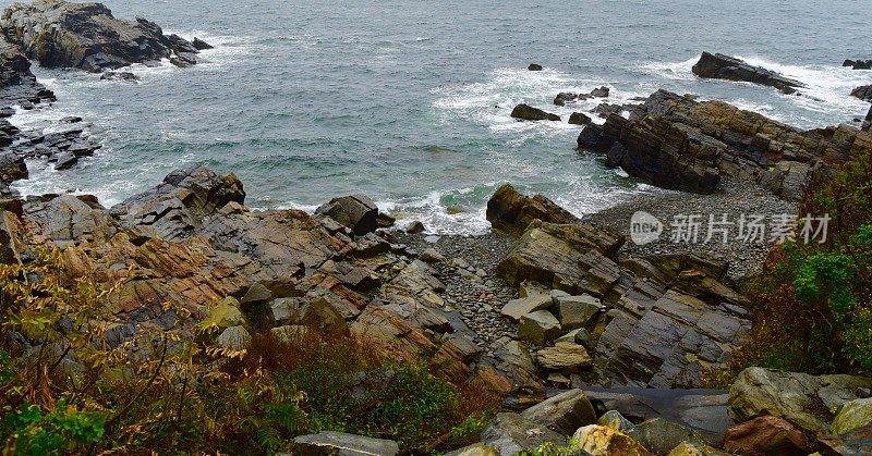 缅因州的落基海岸线