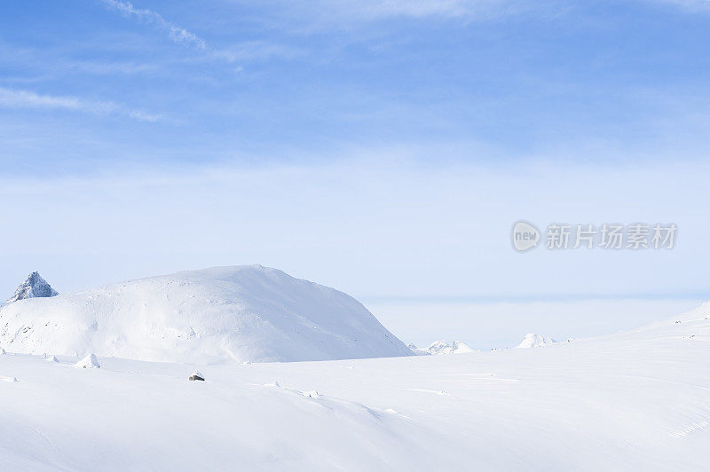 大屯海门山区的冬季景观