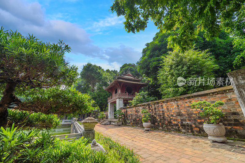 越南河内文庙的风景