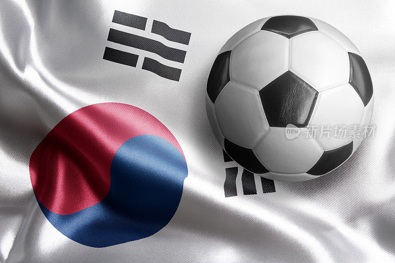 韩国国旗上的足球