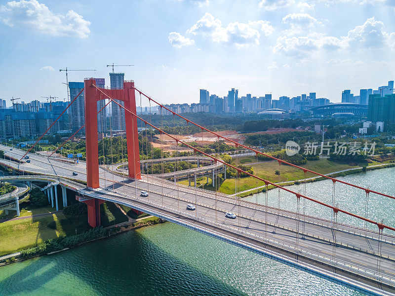 中国广西南宁的两清大桥