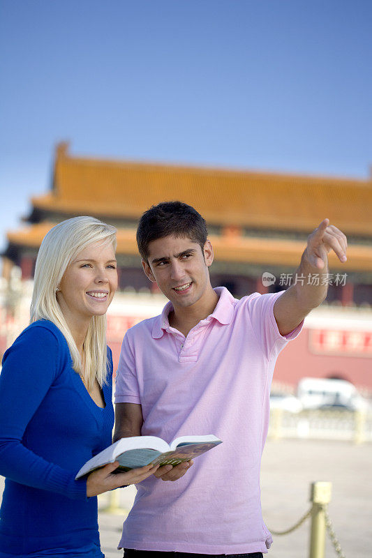 外国人在中国旅游