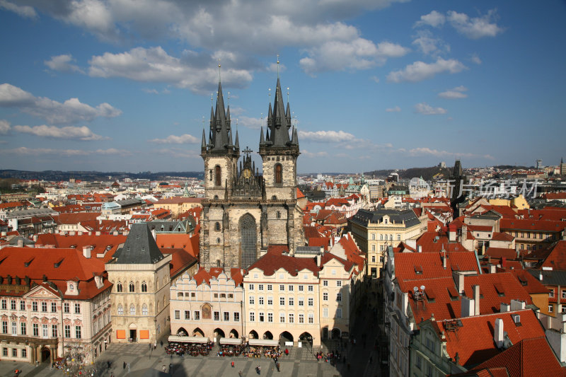 布拉格老城广场，捷克共和国