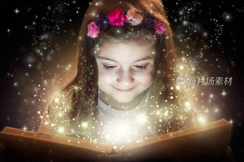 小女孩和她的魔法书