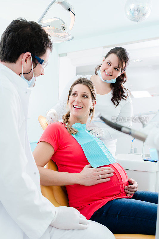 孕妇在牙科治疗前