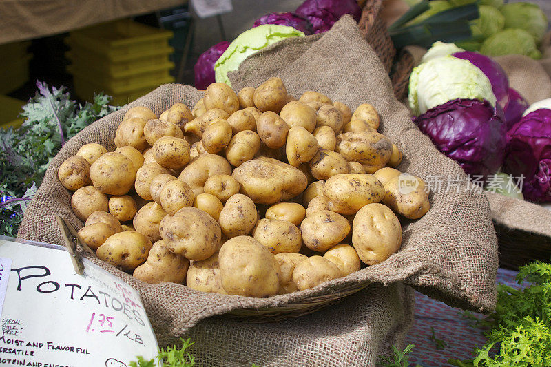 农贸市场土豆