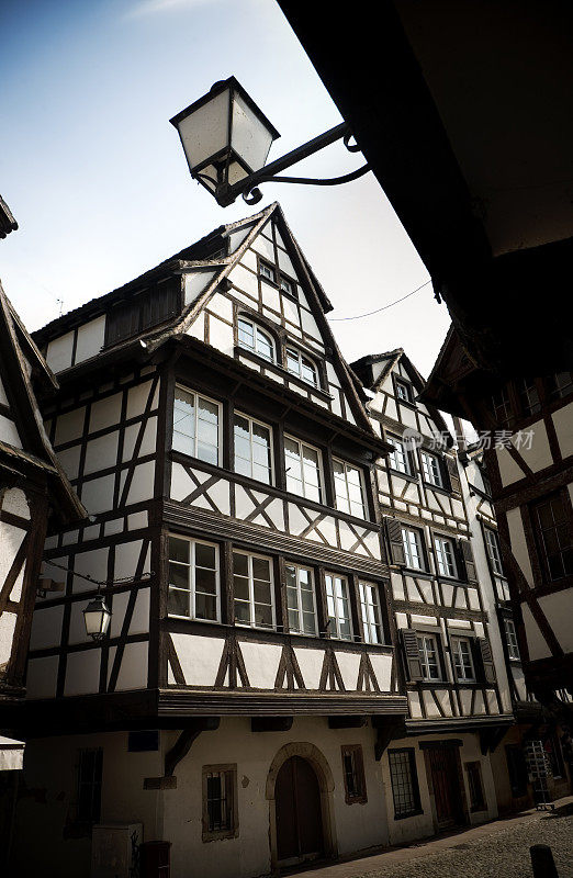 半木质结构房屋inStrasbourg