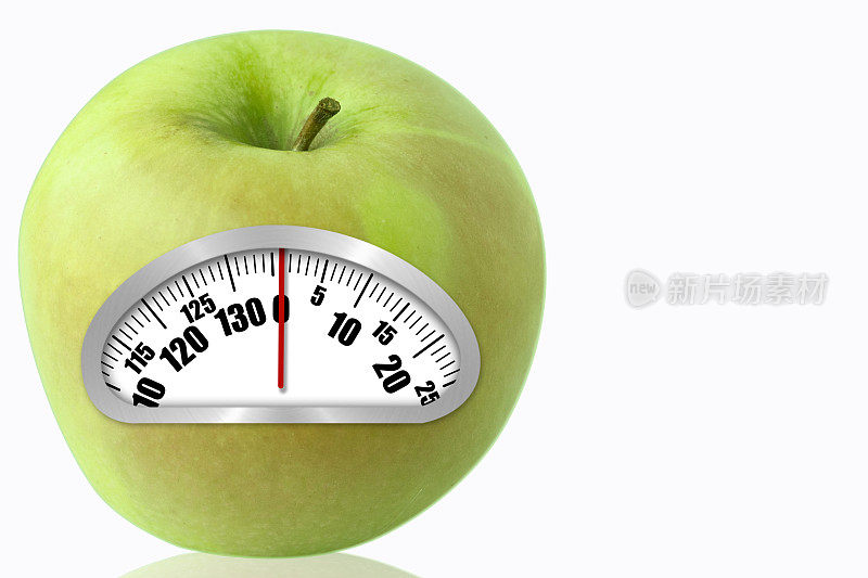 苹果减肥法的概念