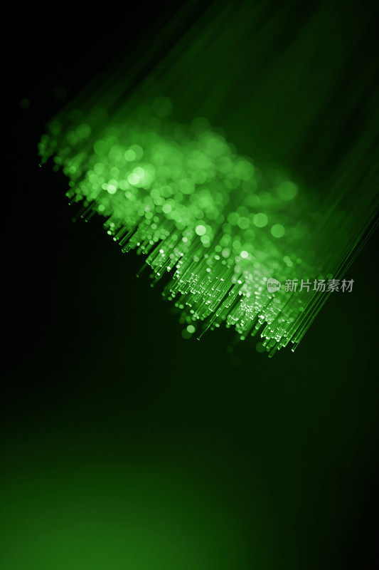 光纤抽象背景(绿色)-高分辨率5000万像素