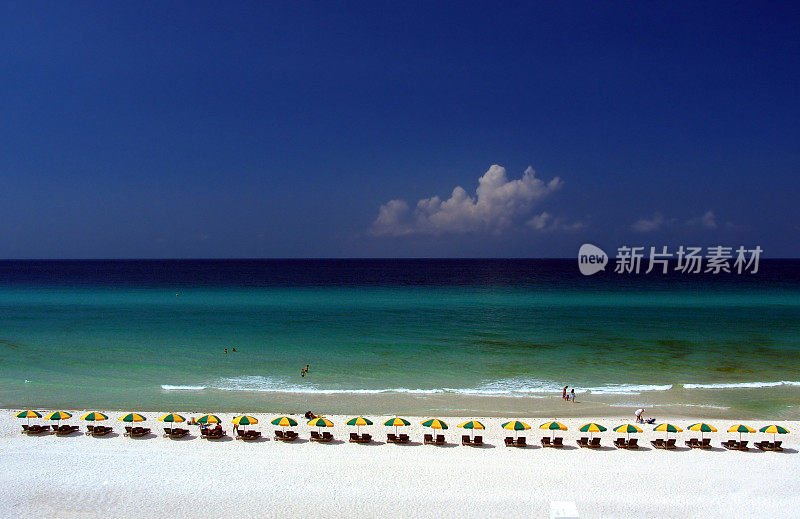 海滩场景-巴拿马城海滩