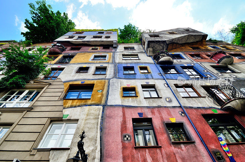 Hundertwasser房子,维也纳