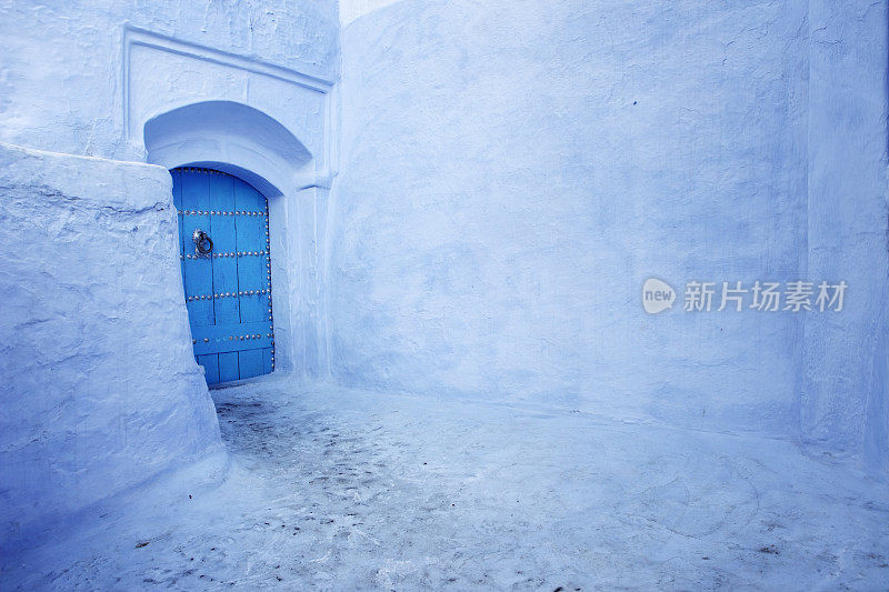 蓝色门，舍夫沙万，摩洛哥