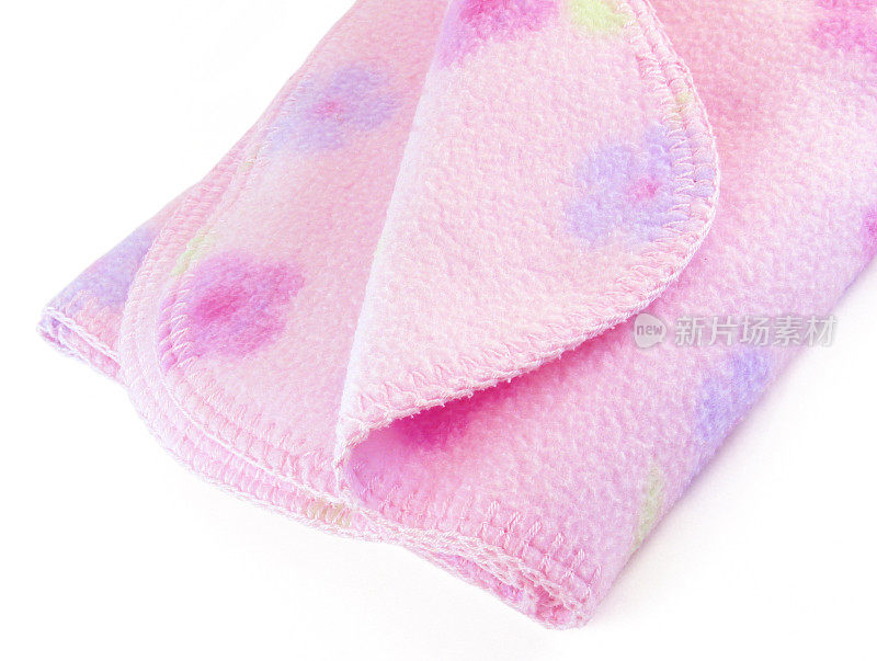 粉红色的婴儿毯
