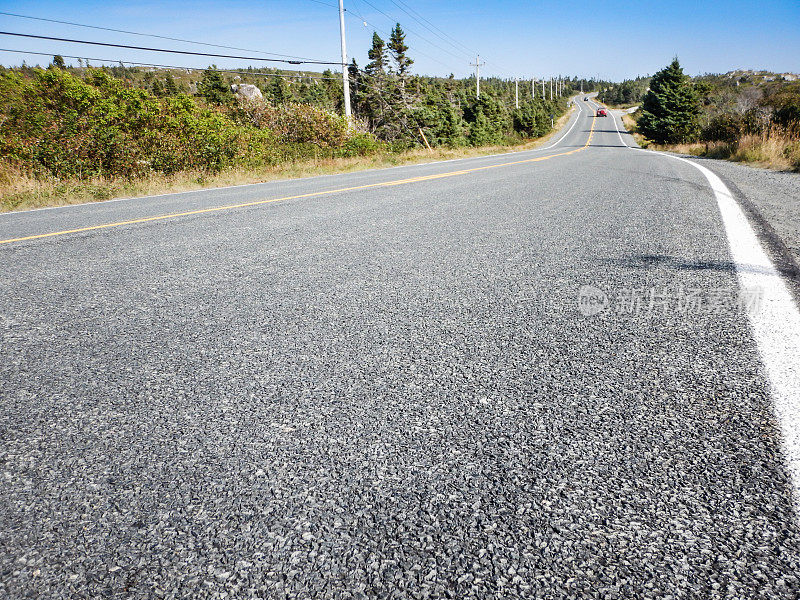 道路上的沥青