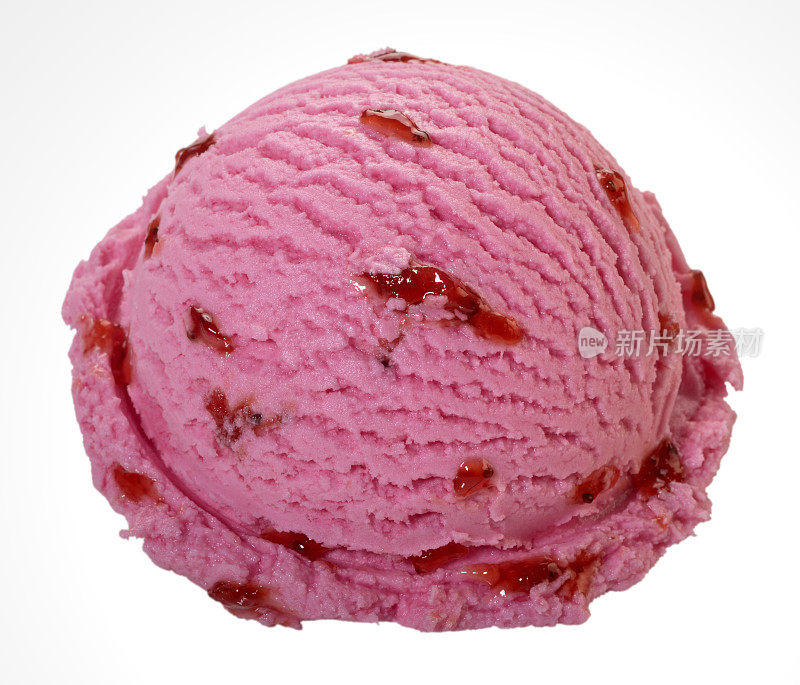草莓冰淇淋(+剪切路径)