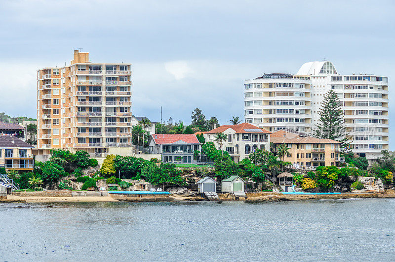 悉尼港沿岸的住宅楼