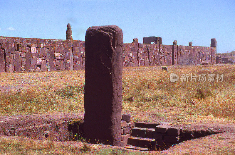 南美洲玻利维亚的蒂瓦纳科遗址