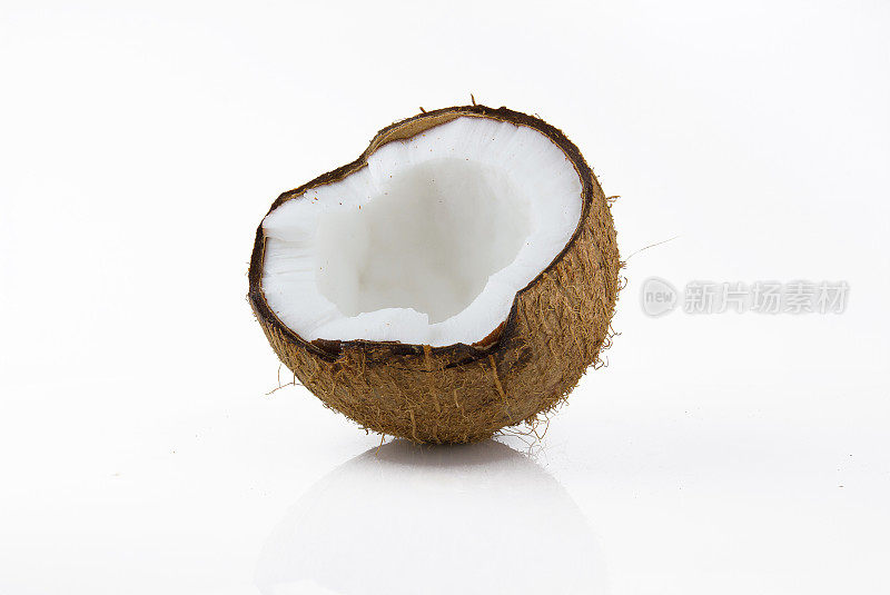 成熟的令人垂涎欲滴的椰子
