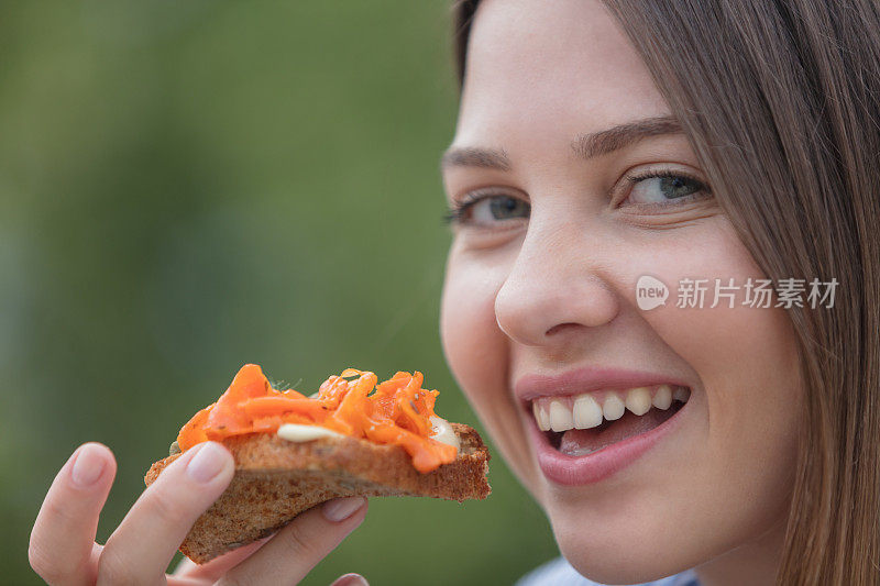 她的饮食健康