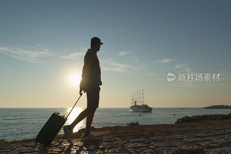 海面上的地平线