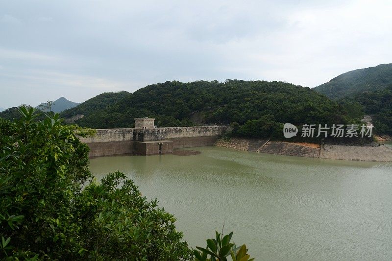 香港大潭水塘水坝