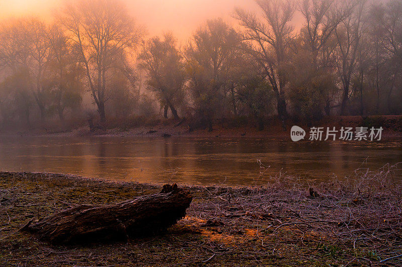 黑暗幽灵般的风景