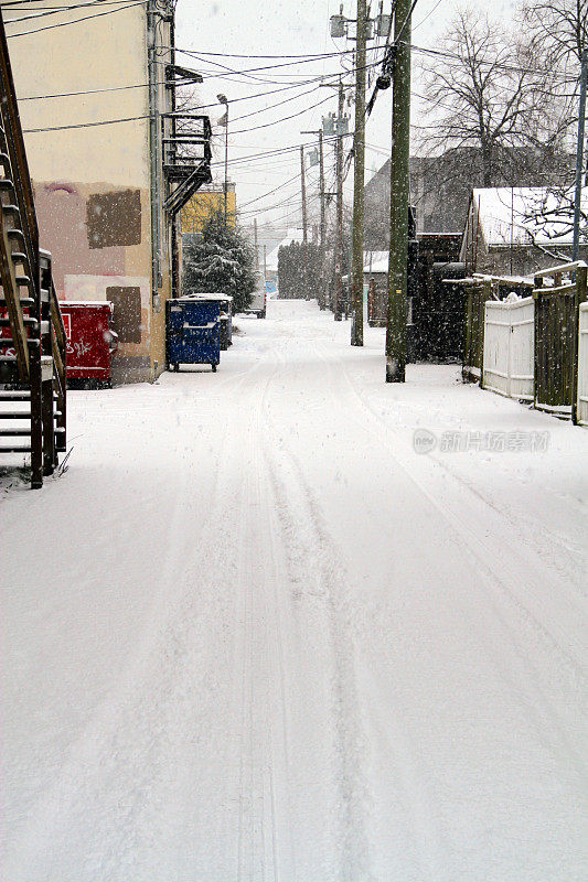 城市暴风雪