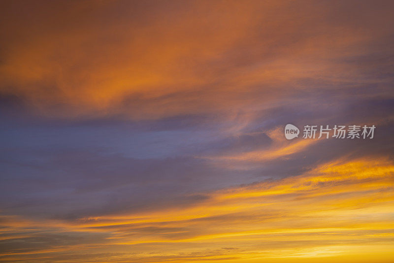 日落或日出天空背景