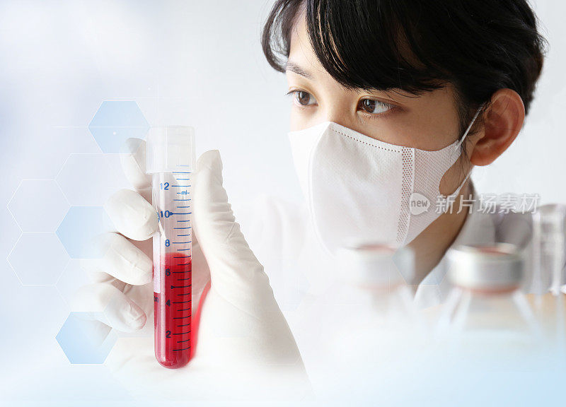 医学概念图像血液检测