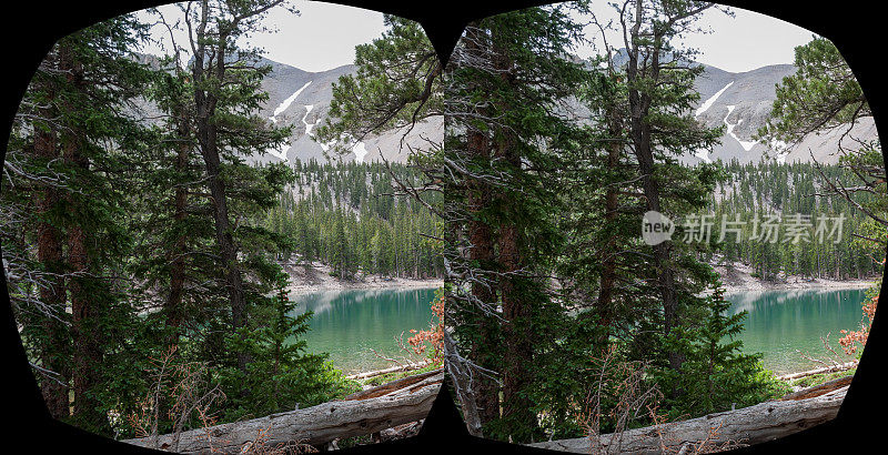 大盆地湖立体虚拟现实