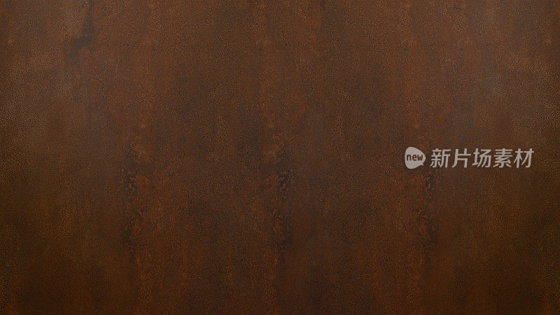 垃圾生锈橙色棕色金属耐候钢石材背景纹理横幅全景